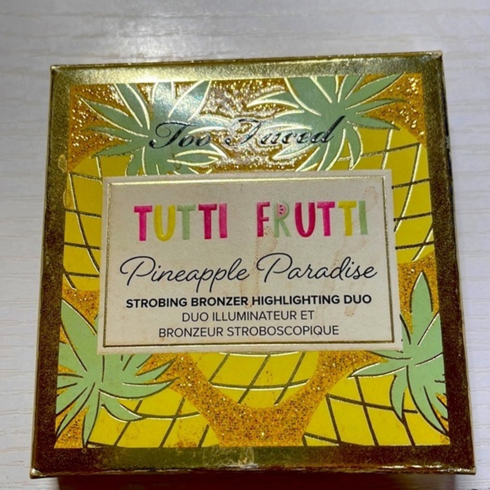 Too Faced Tutti Fruitti Bronzer pineapple sun BNIB